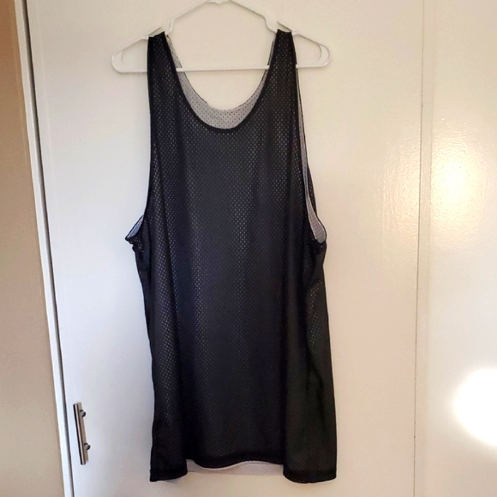 Black Mesh Tank Top Reversable Size Xxl